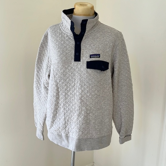 Patagonia large retool snap T quilted fleece jacket. - Picture 1 of 10